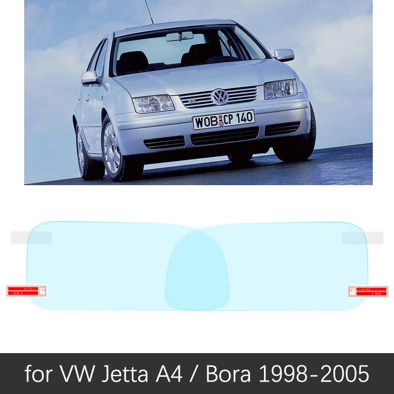 Для Volkswagen VW Jetta A4 MK4 Bora 1J 1999~ 2006 полное покрытие зеркало заднего вида противотуманные пленки непромокаемые противотуманные пленки аксессуары - Название цвета: VW Jetta A4 98-05