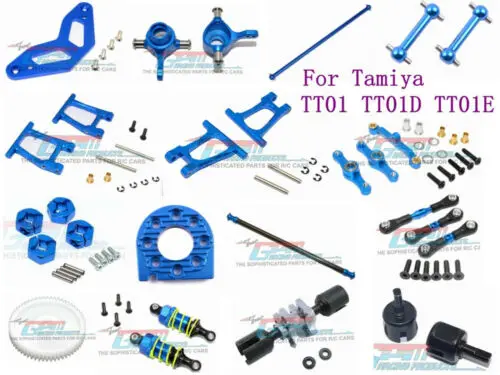 Аксессуары для алюминиевых деталей GPM 1/10 Tamiya TT-01 ttgn-и TT01E машина из сплава Rc |