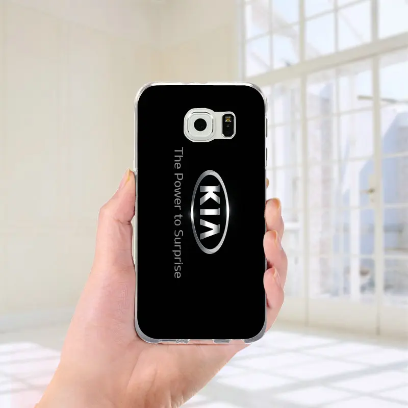 Мягкие чехлы для телефонов samsung Galaxy S2 S3 S4 S5 Mini S6 S7 S8 S9 S10 Edge Plus Lite Note 8 9 Coque Shell Love логотип Kia корейский - Цвет: Picture 3
