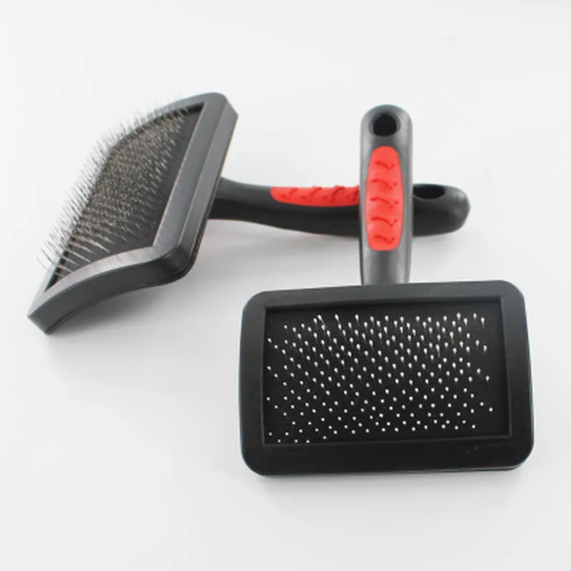Peine de cepillado de pelo para mascotas, cepillo de aguja para quitar, herramienta de masaje para perros y gatos, suministros de caballos, accesorios S/M/L