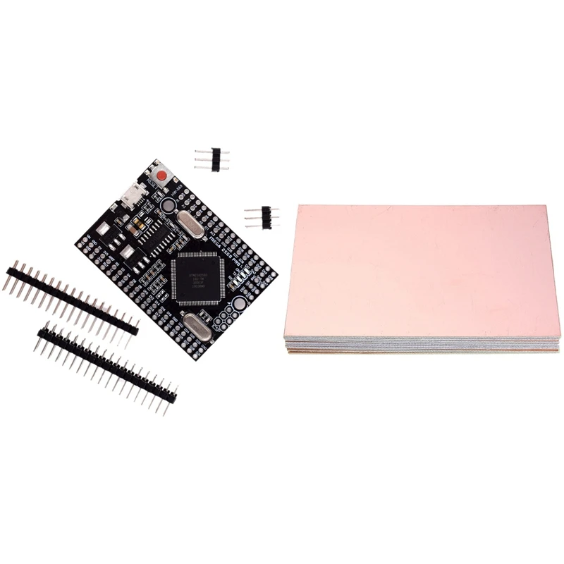 1 шт. MEGA 2560 PRO встроенный чип CH340G/ATMEGA2560 16AU и 10 10x15 см двусторонний PCB ламинат с медным