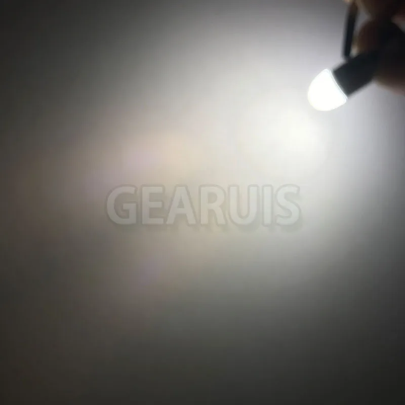 100pcs T4W BA9S 363 1895 2 smd 2835 fog lens flood Car LED Auto Interior Reading Dome Lamp interior LED License Plate lights 12V