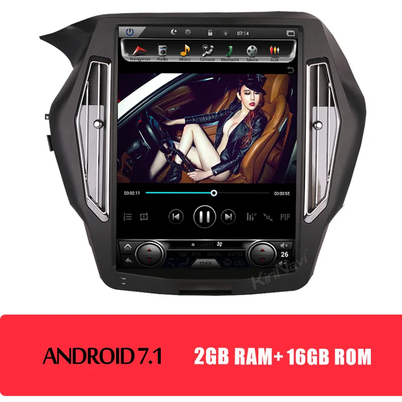 KiriNavi вертикальный экран Tesla style 15 ''Android 7,1 автомобильный Радио gps навигатор для Honda Accord DVD Автомобильный плеер wifi 4G - Цвет: Android Car Radio