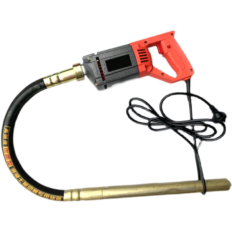 Electric Handheld Portable Concrete Vibrator All-Copper Motor w/ 35mm Vibrating Poker&1.5m Hose for Construction