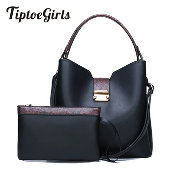 

2Pcs/Set Bags For Woman Shoulder Handbag Tote Purse Leather Ladies Brand Messenger Luxury Handbags Designer Women Composite Bags