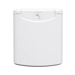 Filtre d'entrée de trappe de remplissage d'eau douce par gravité, accessoires de RV, verrouillable pour bateau de RV, remorque de camping car, accessoires de caravane blanche avec Tw 