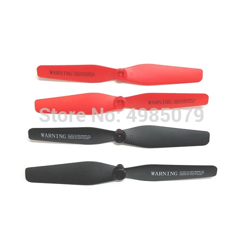 4PCS/Set Propeller SYMA X56 X56W Blade Replacement Part FPV Foldable RC Drone CW CCW Spare Red-Black | Игрушки и хобби