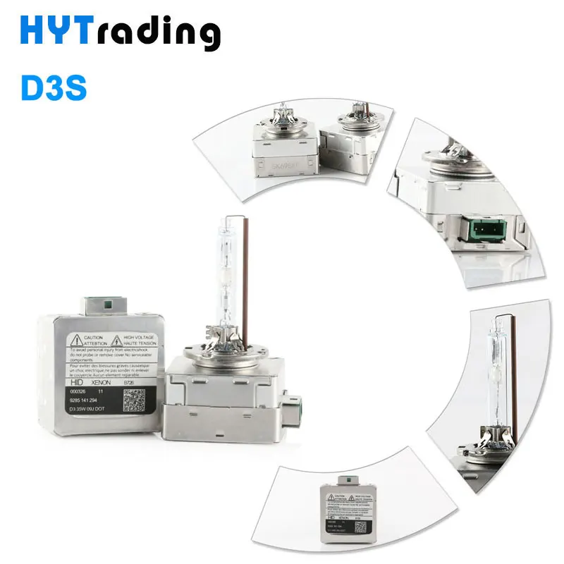 Hytrading Xenon H7 35 Вт HID Xenon D1S D2S D3S H11 h7 автомобильные лампы hid kit 12 в чистый белый 5500 к Замена галогенной лампы