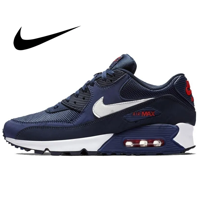 Оригинальные мужские кроссовки для бега NIKE AIR MAX 90 эфирные, уличные кроссовки, классическая спортивная дизайнерская обувь хорошего качества AJ1285