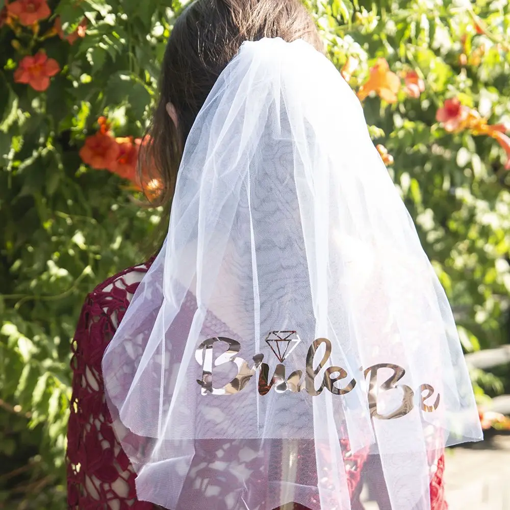 Свадебная вуаль для невесты 1 шт. золотистая розовая Золотая Фата гребень