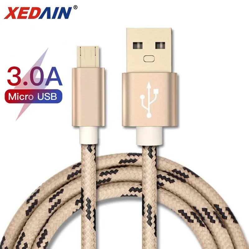 

Micro USB Cable 3A Fast Charging USB Data Cable Mobile Phone Charging Cable for Samsung Huawei Xiaomi HTC Android Tablet Cables