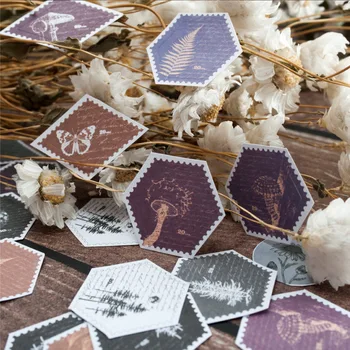 

20set /1lot Kawaii Stationery Stickers Diary Plant color card Decorative Mobile Stickers Scrapbooking DIY Craft Stickers