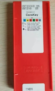 

10PCS CARBIDE INSERT VBMT160404KM 3005