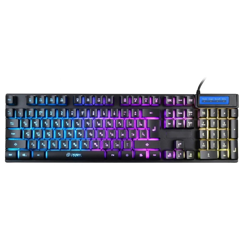 Клавиатура OKLICK 760G GENESIS, черный