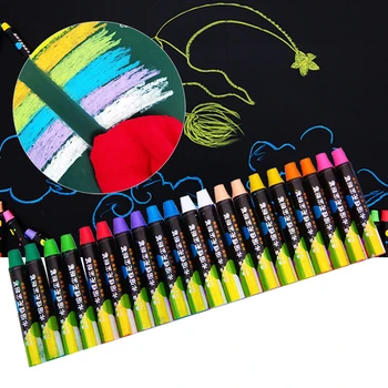 

20pcs Water Soluble Chalk Dust Free Office Supplies Non Toxic Portable Doodle Mark Teaching Stationary School Teacher Children