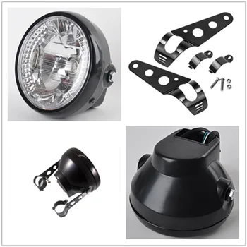 

Motorcycle Accessories Cruise Prince Car Retrofit Retro Headlight Headlight Ear Ear Bracket LED Turn Light Fe26