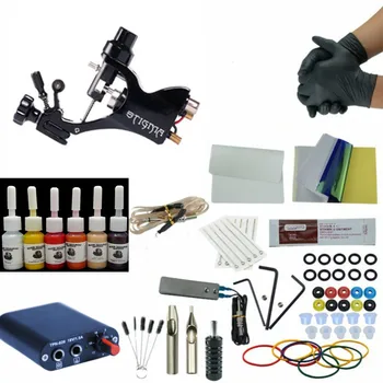 

Tattoo Kits Set Tattoo Machine Power Supply Starter Tattoo Kits Single Tattoo Motor Machine Supplies Permanet Make Up