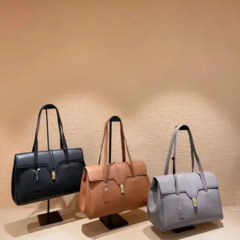 

New high quality leather fashion versatile fashion one shoulder bag armpit bag women's bag