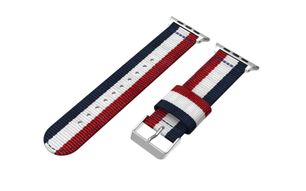 Модный нейлоновый ремешок для Apple watch 44 мм 40 мм 42 мм 38 мм браслет для iWatch серии 1 2 3 4 наручный ремешок аксессуары для часов