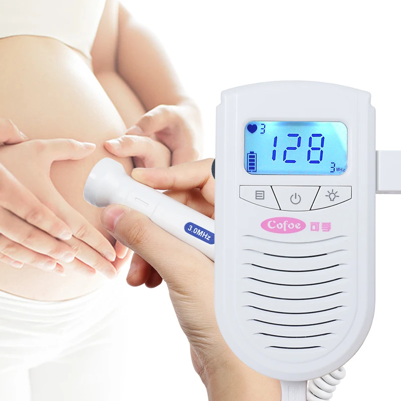 Cofoe Doppler фетальный Детский Монитор Сердца фетальный doppler+ инфракрасный Лоб термометр температура тела Измерение температуры беременных