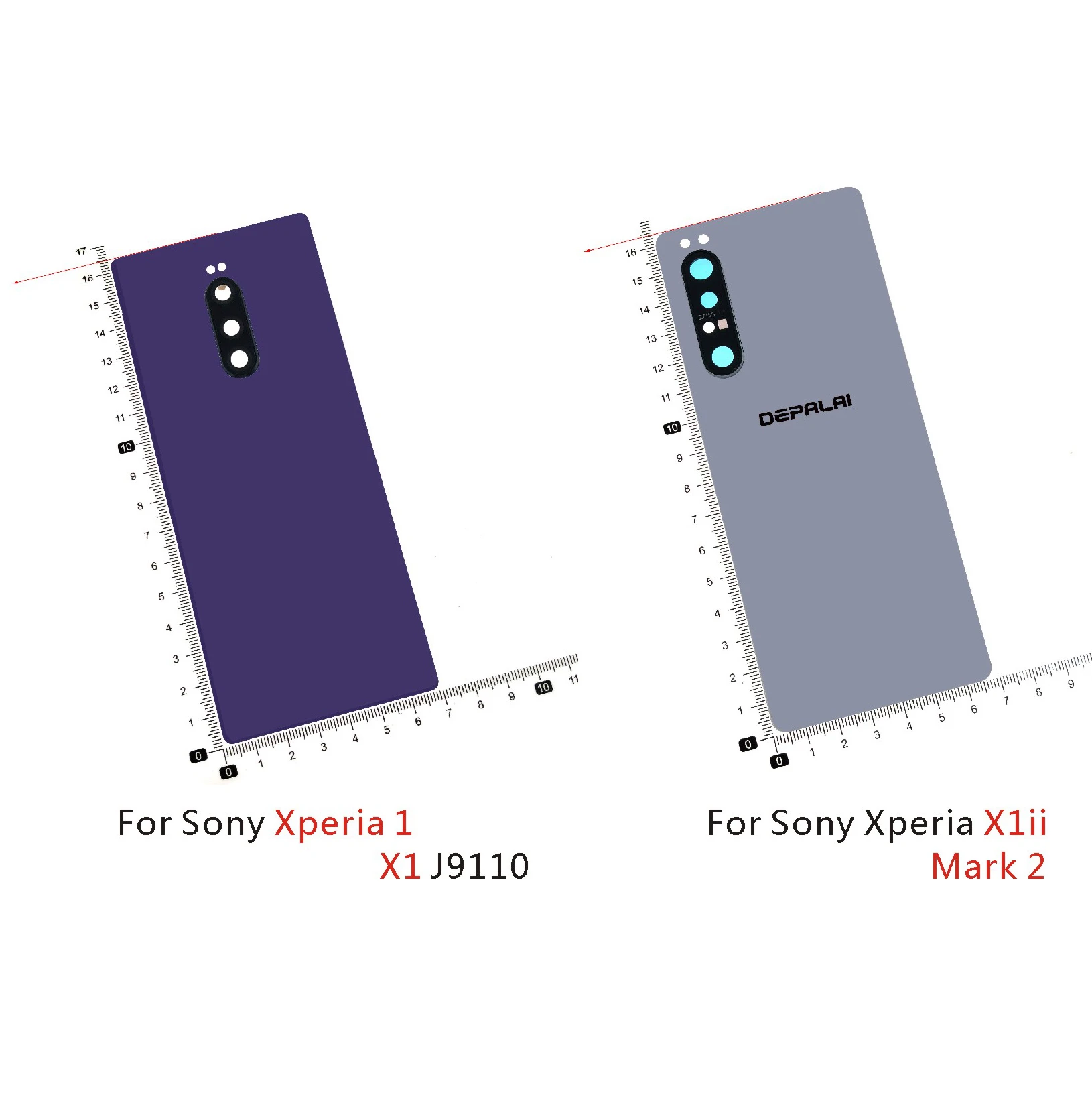 Rear Cover Housing For Sony Xperia 1 X1 J9110 X1ii Mark 2 Replacement Parts Battery Back Door Case Cover Mobile Phone Housings Frames Aliexpress