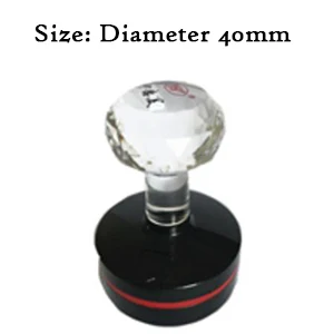 Diameter 40mm Предотвращает подделку Невидимый штамп быстро сохнет заказной логотип штамп для сухого молока может электронный продукт Противоугонный штамп - Цвет: Diameter 40mm