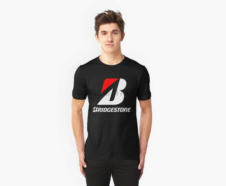 Черные футболки BRIDGESTONE racing car offroad Drift. Белая футболка готово. Gudal |