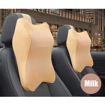 

Car Seat Headrest Neck Rest Cushion Memory Foam Car Neck Pillow Breathable Neck Support Cushion