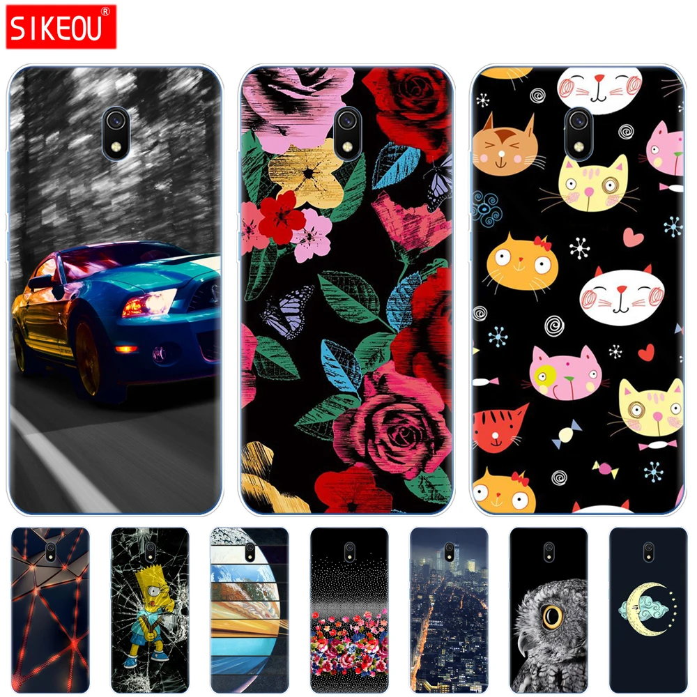 Силиконовый чехол для xiaomi redmi 8a, чехол s, полная защита, мягкая задняя крышка из ТПУ на redmi 8a, бампер, hongmi 8a, чехол для телефона
