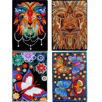 

DPF 5d Diy Diamond Painting Notebook Diary Book Butterfly Peacock Unicorn Mandala Diamond Mosaic Round Special Diamond