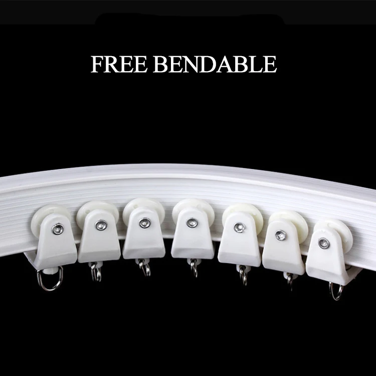 Гибкая изогнутая направляющая для штор штор/балкона|Фурнитура оформления