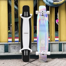 

Transparent Skateboard Stickers Grunge Hollow Abrasion Resistant Waterproof Coarse Sand Accessoires De Skateboard Sticker KC50PJ