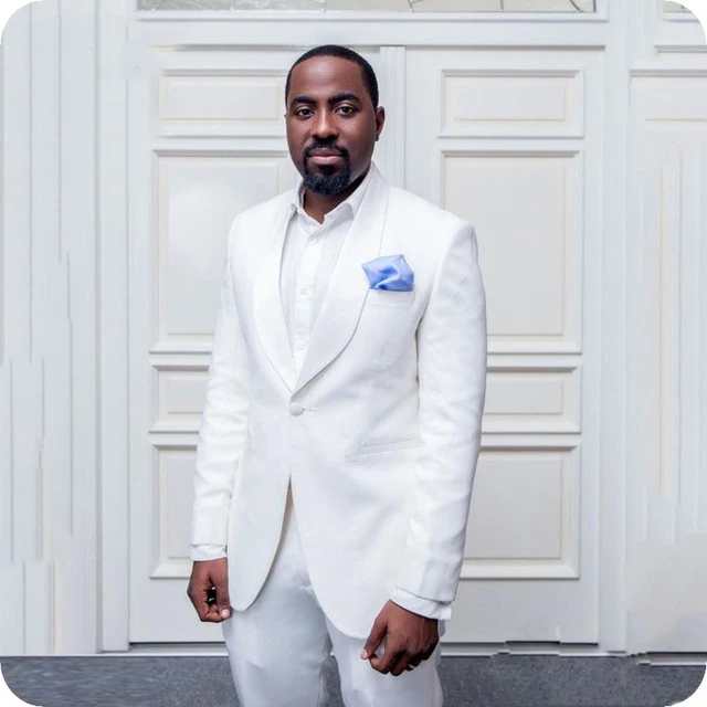 Trajes De Hombre Azul Real Para Boda Chal Ancho Negro Solapa Un Botun Ajustado Novio Esmoquin Macho Blazer Ternos Traje 2 Piezas Aliexpress Com Imall Com