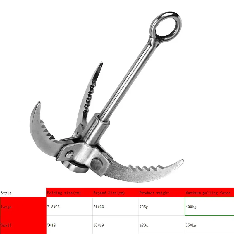 Путешествие на Выживание складной крюк для грэпплинга складной скалолазание рыбацкий хвост
