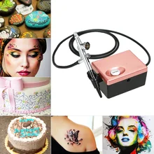 

Professional Airbrush Art Painting Kit Mini Air Compressor for Temporary Tattoos Cake Decorating Art Airbrush