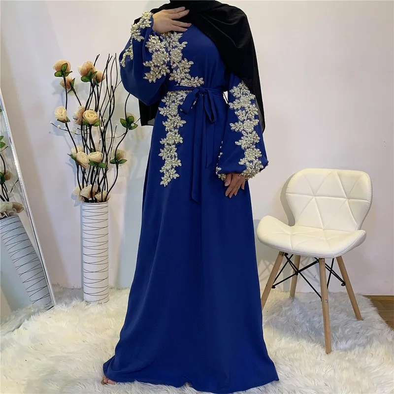 Bangladesh Dubai Abaya Abito Lungo Hijab Abiti Da Sera Abito Musulmano Per Donna Caftano Marocchino Djellaba Femme Abbigliamento Islamico