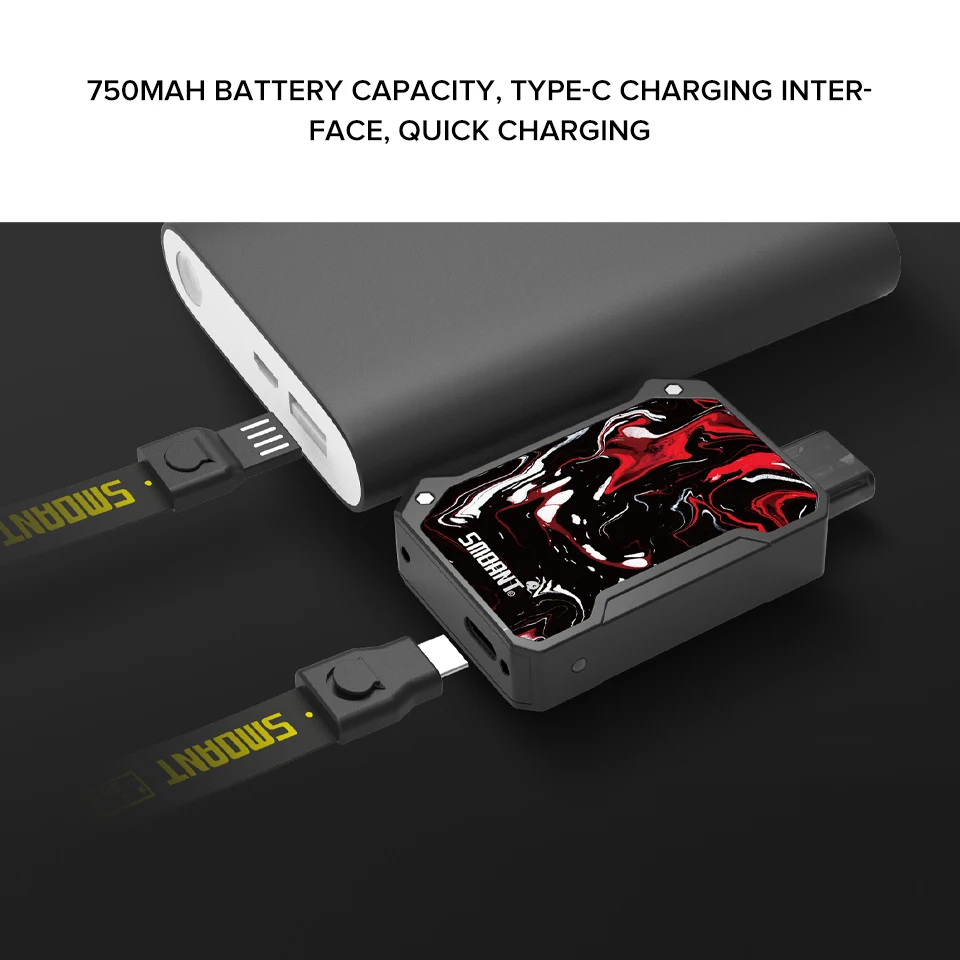 Smoant Battlestar комплект для детских сигарет, 750 мАч, vape мод, батарея и 2 мл картридж, pod, электронная сигарета, vs voopoo drag nano, комплект