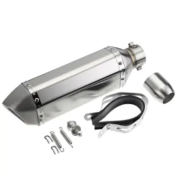 

Hot Universal 1Set 38-51mm Motorcycle Exhaust Muffler Escape Slip On Pipe Fit Motorbike Scooter ATV Dirt Bike DIY Carbon
