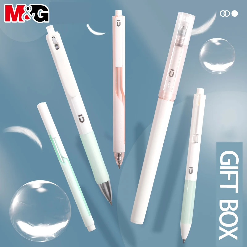 M&G U-PIN 4Pcs/Box 0.5mm Bullet/0.38mm Needle Gel Pen Black Ink Fast Drying gel pen for school office supplies stationary hidup 2023 pure design top gradequality solid cowhide black pin buckle metal belts retro style cow leather belt 38mm wide jeans