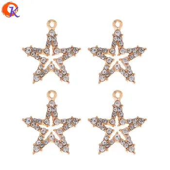 

Cordial Design 50Pcs 18*21MM Jewelry Accessories/Earring Parts/Rhinestone & Pearl/Star Shape/DIY/Hand Made/Earring Findings