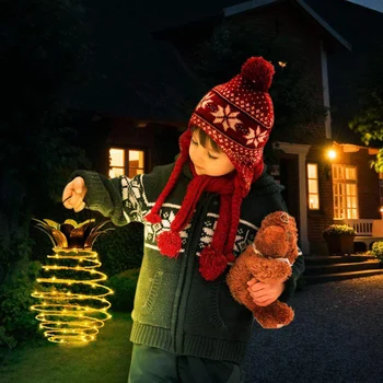

Outdoor Lamp Waterproof Garden Pineapple Solar Lights Path Light Hanging Fairy Lights 25 Solar Led Warm White Fairy String Decor