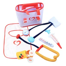 Детская медицинская игрушка для ролевых игр Набор имитаций врача тканевая коробка для моделирования детский инъекционный медицинский стетоскоп ролевые игры игрушки