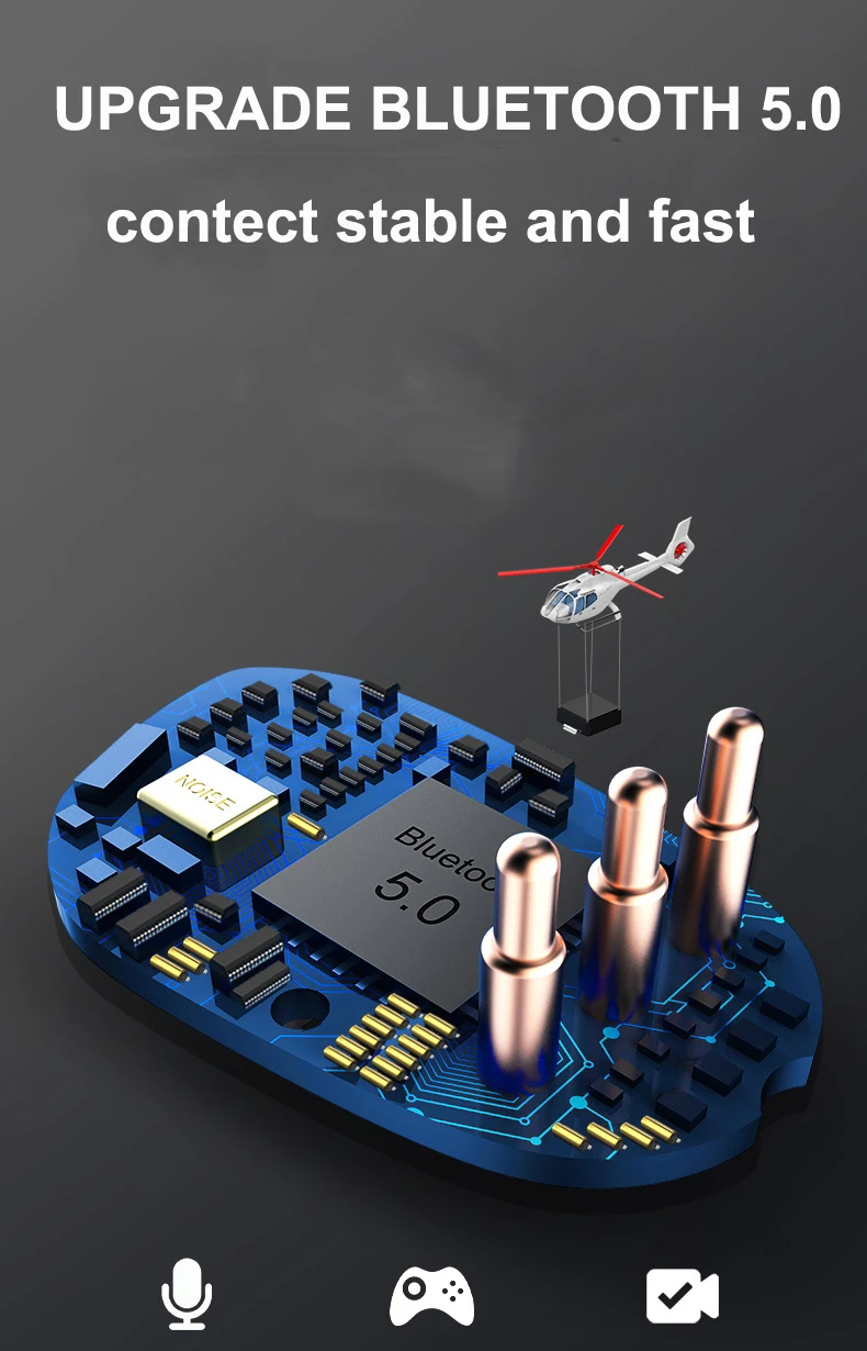 TWS Bluetooth наушники 5,0 беспроводные стерео наушники HIFI мини спортивные беговые мобильные наушники игровая гарнитура для iPhone huawei
