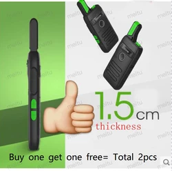 Lintom – walkie talkie Radio bidirectionnelle UHF 16 canaux, Radio bidirectionnelle pour audilt (lot de 2) 