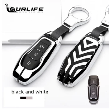 

Car Key Case Cover for Ford Fiesta Focus Mondeo MK4 MK2 mk3 ranger Ecosport Kuga 2 3 ST Car Key