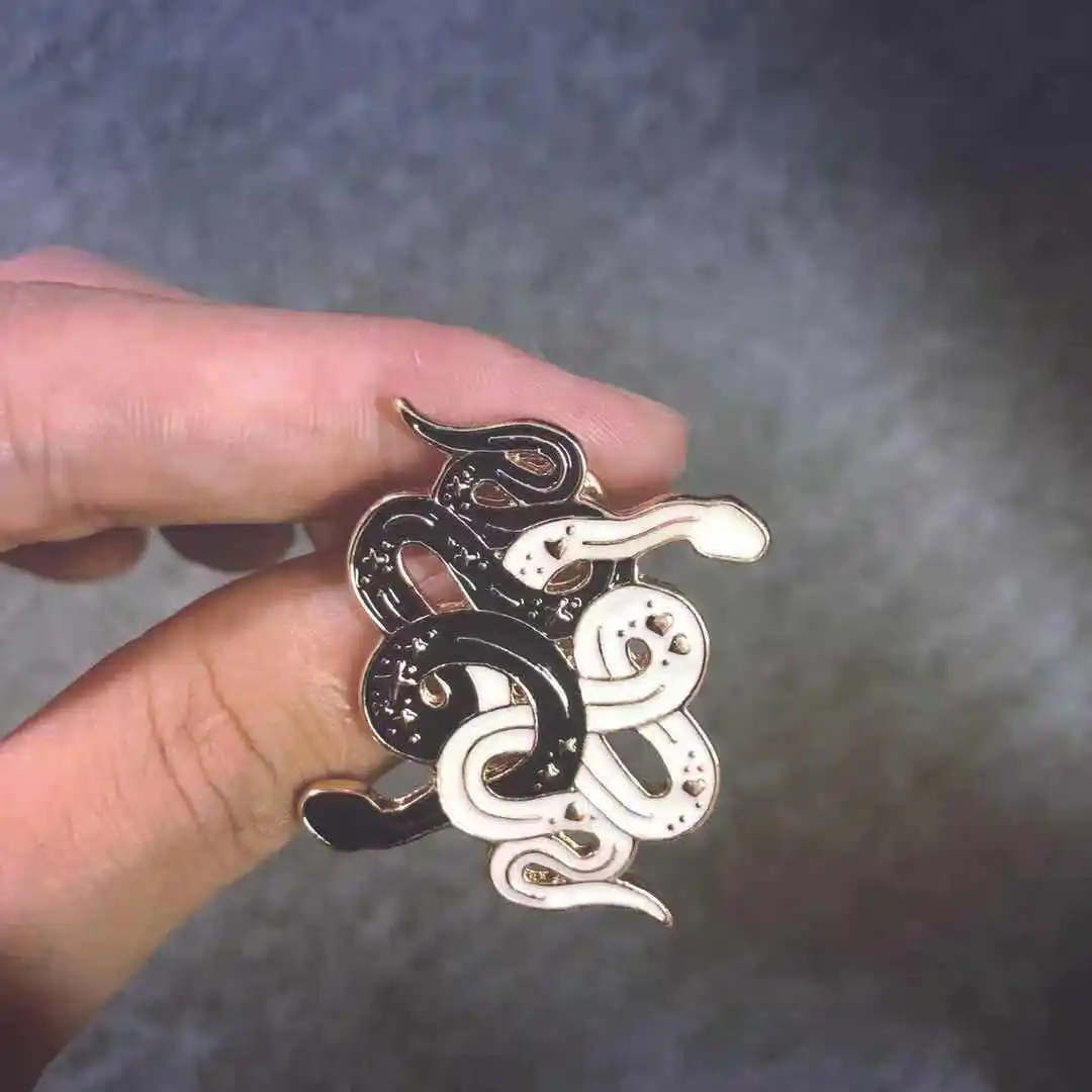 

Snake Enamel Pin Brooch
