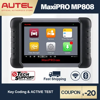 

Autel MaxiPRO MP808 Diagnostic Tool OBD2 Professional OE-level OBDII Diagnostics Tool Key Coding PK MaxiDAS DS808 DS708 MS906