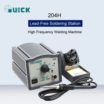 

QUICK 204H 90W Intelligent Digital Display Lead-Free Soldering Station High Frequency Welding Machine Electricity Soldering Iron