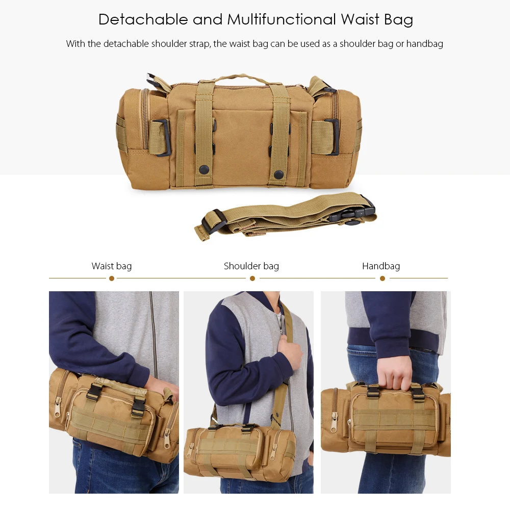 Многофункциональная тактическая поясная Сумка Molle Pack военный рюкзак для походов кемпинга треккинга багаж Органайзер дорожные принадлежности