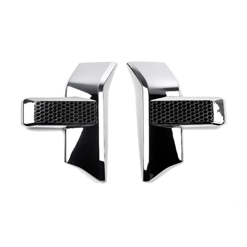 

ABS Front Plastic Bumper Accessories Parts 2Pcs Pair Car Grille Chrome Cover For 2015-17 Ford New Model F150